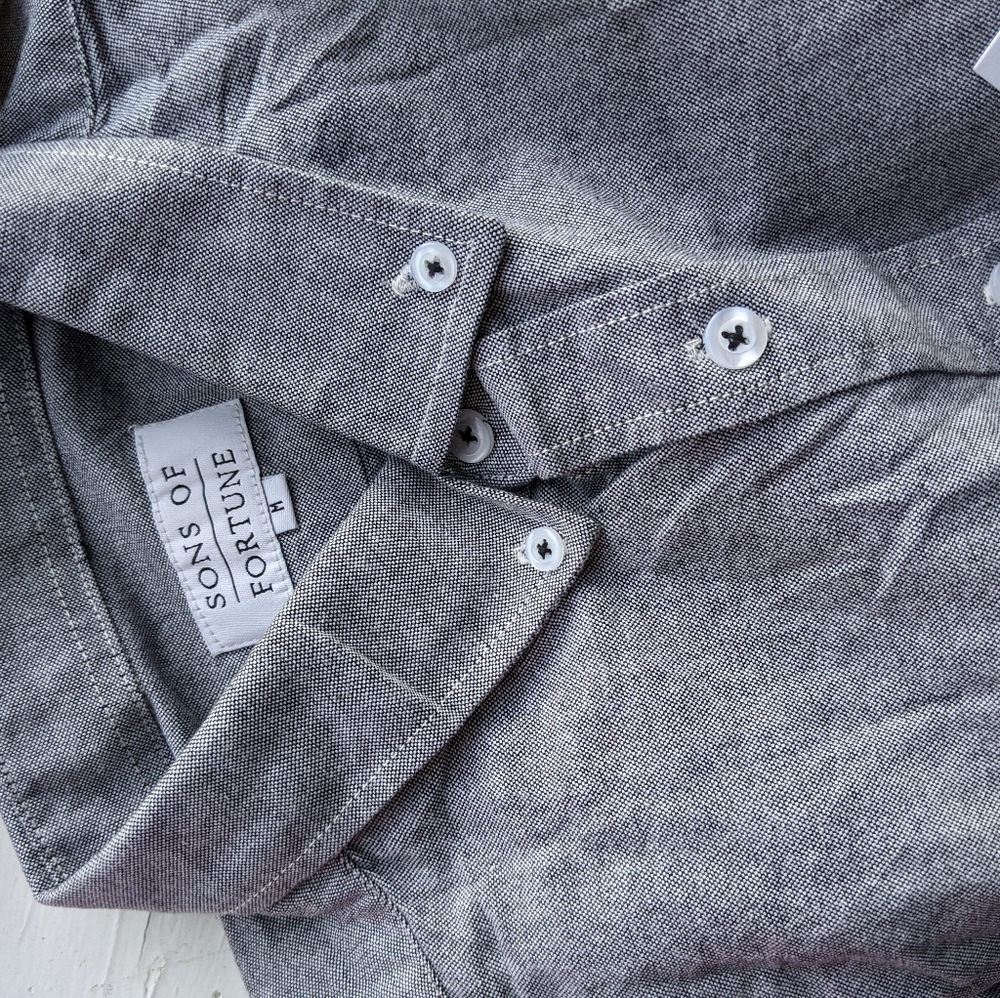 Sons of Fortune Oxford Weave Button Down Shirt